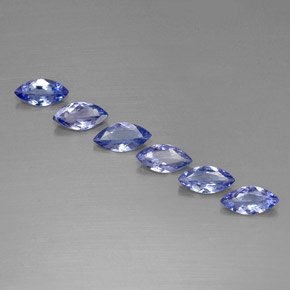 1.78カラットの天然バイオレットブルータンザナイト（7×3.5 mm・マーキス）