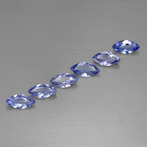 1.78カラットの天然バイオレットブルータンザナイト（7×3.5 mm・マーキス）