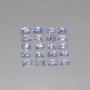 カラットの天然バイオレットブルータンザナイト（3.8×1.8 mm・マーキス）