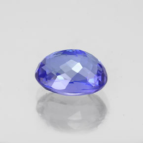 2.64カラットの天然バイオレットブルータンザナイト（9.1×7 mm・オーバルカット）