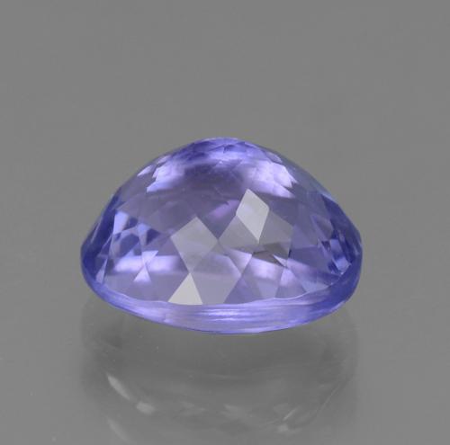2.50カラットの天然濃いバイオレットブルータンザナイト（8.6×7 mm・オーバルカット）