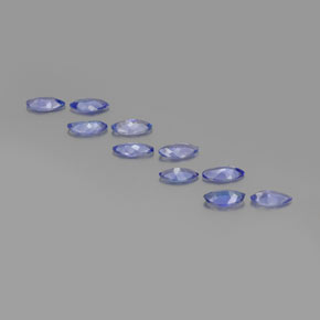 3.37カラットの天然ライトブルータンザナイト（7×3.6 mm・マーキス）