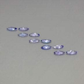 2.65カラットの天然エレクトリックパープルブルータンザナイト（6.7×3.3 mm・マーキス）