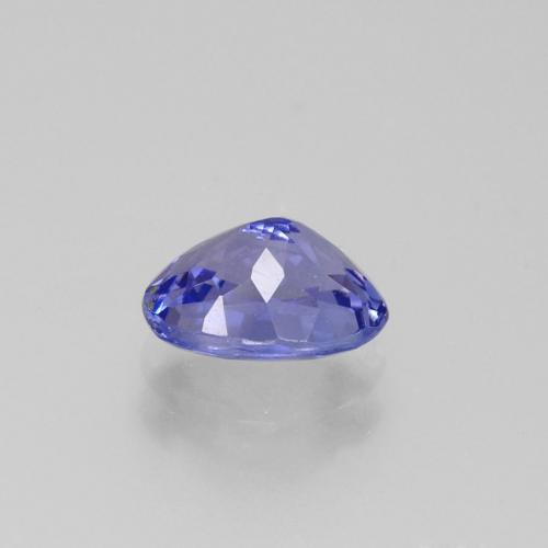1.36カラットの天然エレクトリックブルータンザナイト（7.8×5.8 mm・オーバルカット）