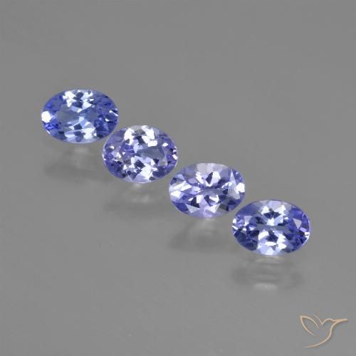 6.83ct 天然 濃いバイオレットブルー タンザナイト, トリリオン 6.83ct 天然 濃いバイオレットブルー タンザナイト, トリリオン