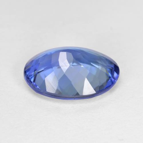 3.96カラットの天然パステルブルータンザナイト（11.7×8.8 mm・オーバルカット）