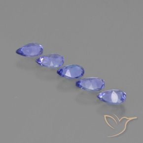 Shop natural 1.29ct 濃いバイオレットブルー タンザナイト gems, 洋梨の形, from タンザニア at GemSelect. In stock, global shipping!