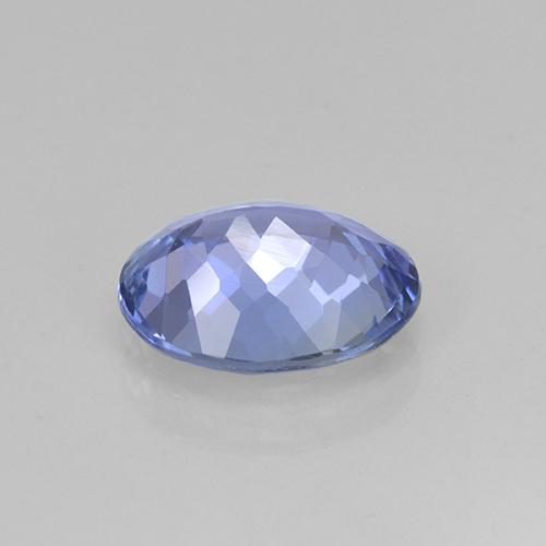 1.71カラットの天然パステルブルータンザナイト（8.9×7 mm・オーバルカット）