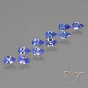 Shop natural 2.02ct 薄いコーンフラワーブルー タンザナイト gems, 洋梨の形, from タンザニア at GemSelect. In stock, global shipping!