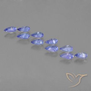 Shop natural 2.02ct 薄いコーンフラワーブルー タンザナイト gems, 洋梨の形, from タンザニア at GemSelect. In stock, global shipping!