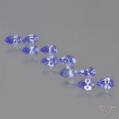 Shop natural 2.11ct 濃いバイオレットブルー タンザナイト gems, 洋梨の形, from タンザニア at GemSelect. In stock, global shipping!