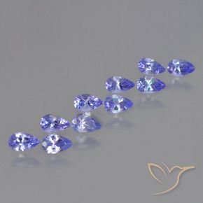 Shop natural 2.11ct 濃いバイオレットブルー タンザナイト gems, 洋梨の形, from タンザニア at GemSelect. In stock, global shipping!
