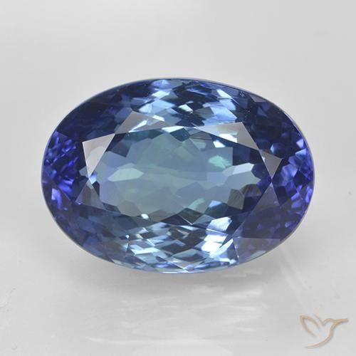11.65ct 天然 真の青色 タンザナイト, 楕円形, VVS