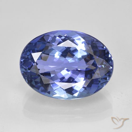 6.82ct 天然 ミディアムネイビーブルー タンザナイト, 楕円形, VVS