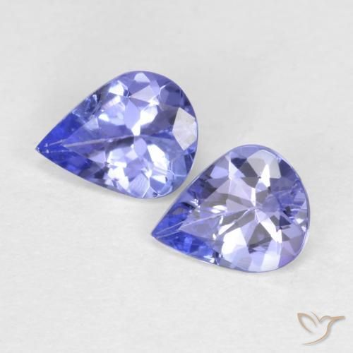 Shop natural 0.53ct 濃いバイオレットブルー タンザナイト gems, 洋梨の形, from タンザニア at GemSelect. In stock, global shipping!