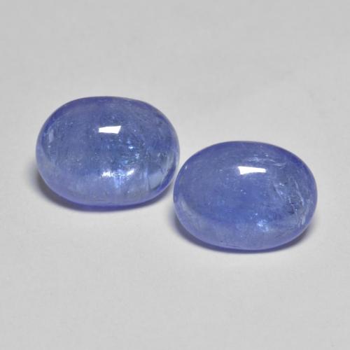 3.99カラットの天然ディープブルータンザナイト（9×6.8 mm・オーバルカット）