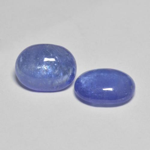 3.99カラットの天然ディープブルータンザナイト（9×6.8 mm・オーバルカット）