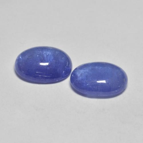 3.99カラットの天然ディープブルータンザナイト（9×6.8 mm・オーバルカット）