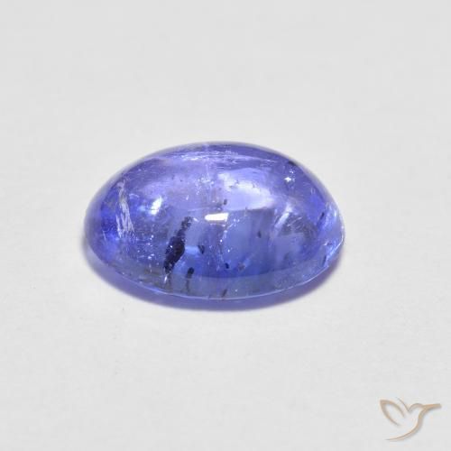 1.60カラットの天然濃いバイオレットブルータンザナイト（7.9×6 mm・オーバルカット）