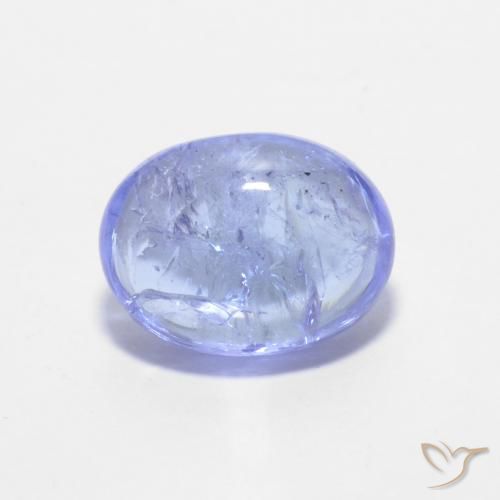 1.62ct 天然 エレクトリックブルー タンザナイト, 楕円形, 透明