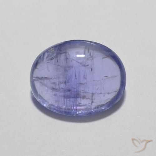 2.98ct 天然 濃いバイオレットブルー タンザナイト, 楕円形, 透明