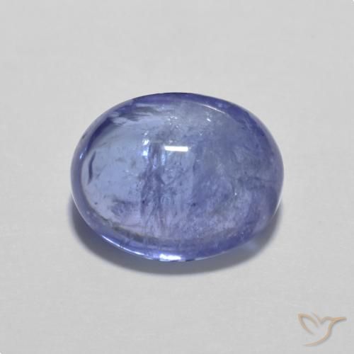 3.59ct 天然 濃いバイオレットブルー タンザナイト, 楕円形, 透明