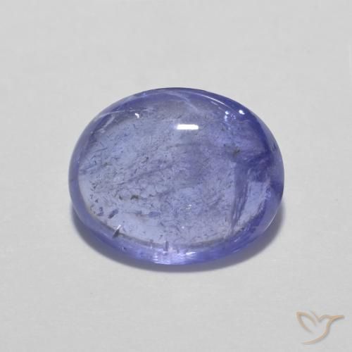 2.93ct 天然 濃いバイオレットブルー タンザナイト, 楕円形, 透明