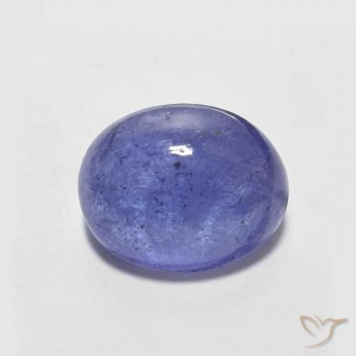 2.89ct 天然 濃いバイオレットブルー タンザナイト, 楕円形, 半透明
