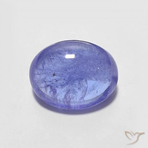 2.78ct 天然 濃いバイオレットブルー タンザナイト, 楕円形, 透明