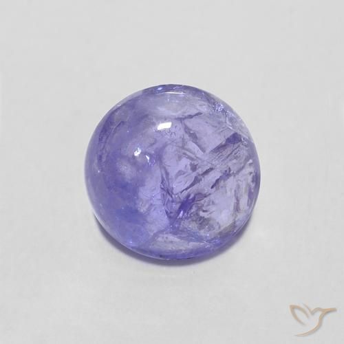 1.43ct 天然 明るいバイオレット タンザナイト, ラウンド, 透明