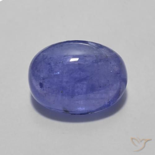 2.60ct 天然 バイオレットブルー タンザナイト, 楕円形, 半透明
