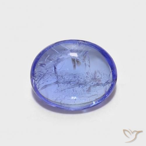 2.67ct 天然 濃いバイオレットブルー タンザナイト, 楕円形, 透明