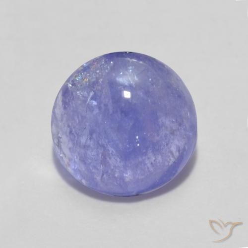 1.59ct 天然 バイオレット タンザナイト, ラウンド, 半透明