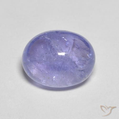 4.05ct 天然 シルバーがかった青 タンザナイト, 楕円形, 透明