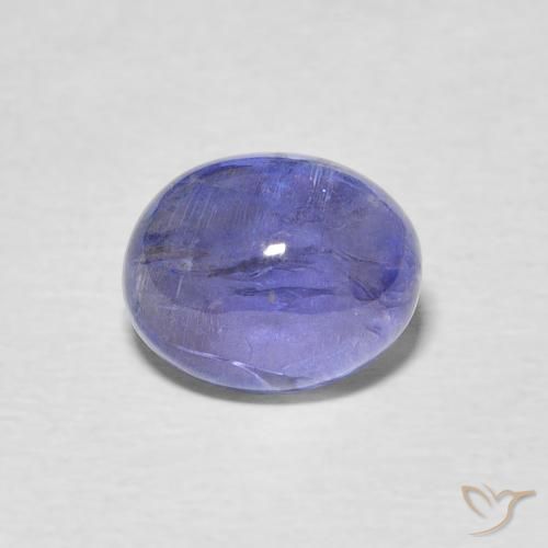 2.72ct 天然 濃いバイオレットブルー タンザナイト, 楕円形, 透明