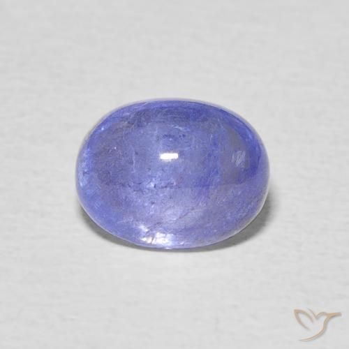 2.92ct 天然 濃いバイオレットブルー タンザナイト, 楕円形, 透明
