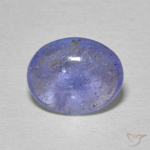 2.40ct 天然 濃いバイオレットブルー タンザナイト, 楕円形, 透明