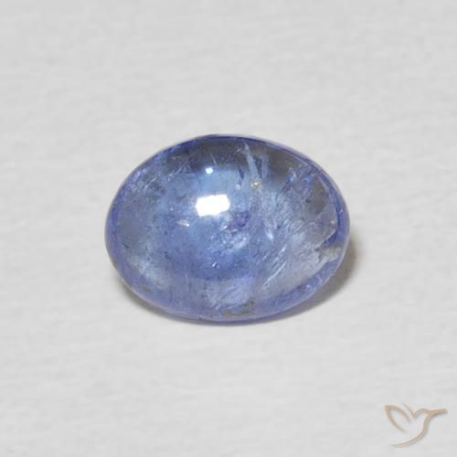 1.22ct 天然 ライトブルー タンザナイト, 楕円形, 透明