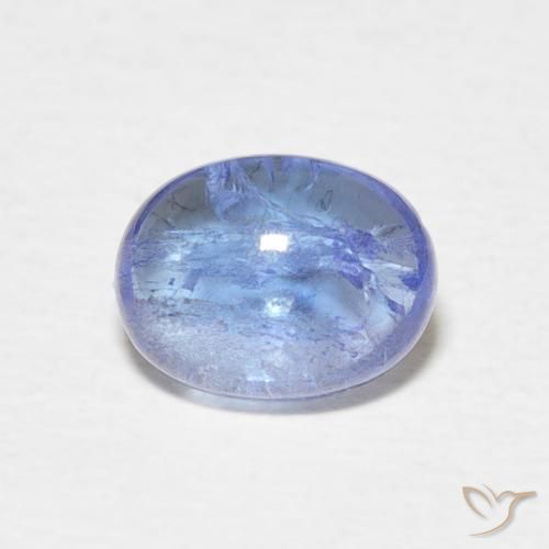 1.63ct 天然 ライトブルー タンザナイト, 楕円形, 透明
