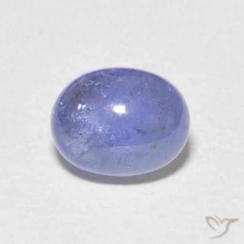 2.97ct 天然 濃いバイオレットブルー タンザナイト, 楕円形, 透明