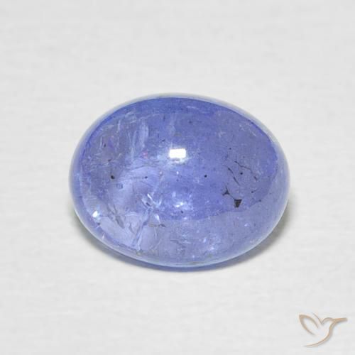 2.56ct 天然 濃いバイオレットブルー タンザナイト, 楕円形, 透明