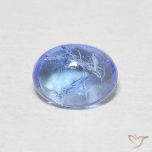 1.65ct 天然 ライトブルー タンザナイト, 楕円形, 透明