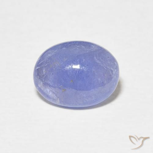 2.17ct 天然 バイオレットブルー タンザナイト, 楕円形, 半透明