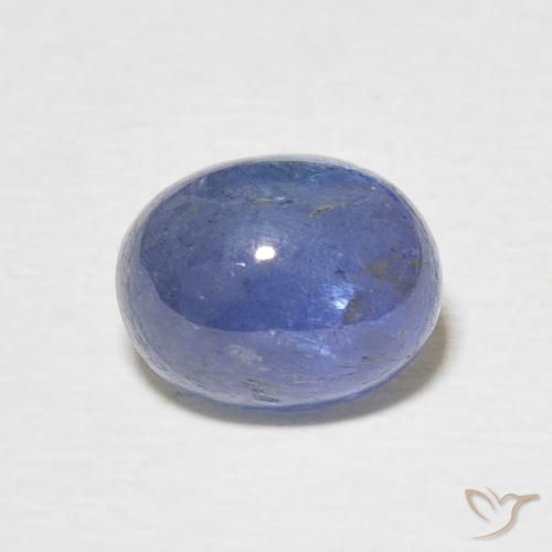 2.92ct 天然 エレクトリックパープルブルー タンザナイト, 楕円形, 半透明