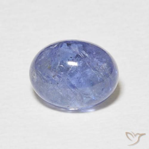 3.14ct 天然 ディープブルー タンザナイト, 楕円形, 透明