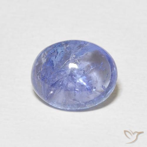 3.25ct 天然 エレクトリックパープルブルー タンザナイト, 楕円形, 透明