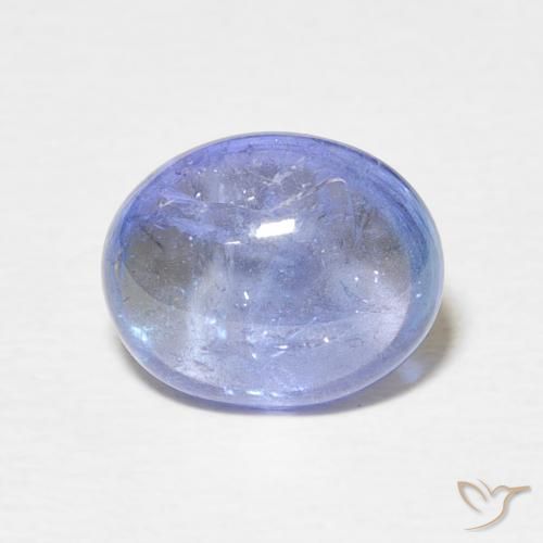 3.17ct 天然 ライトブルー タンザナイト, 楕円形, 透明