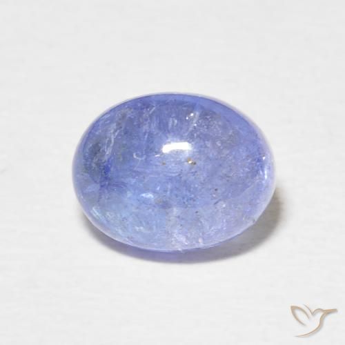 3.07ct 天然 バイオレットブルー タンザナイト, 楕円形, 透明