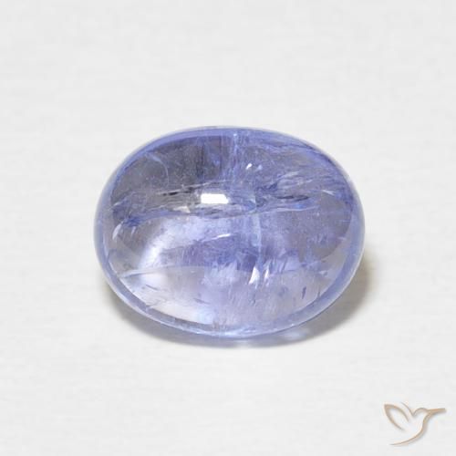 2.83ct 天然 ライトバイオレットブルー タンザナイト, 楕円形, 透明