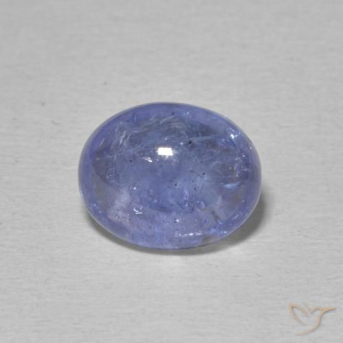 3.74ct 天然 濃いバイオレットブルー タンザナイト, 楕円形, 透明